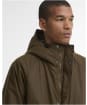 Men's Barbour Bedale Waxed Parka - Brown