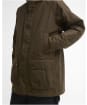 Men's Barbour Bedale Waxed Parka - Brown
