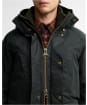 Men's Barbour International Oakdale Wax Jacket - Sage