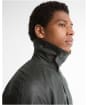 Men's Barbour Festive Ashby Waxed Jacket - SAGE / EVERGREEN