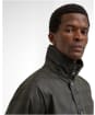 Men's Barbour Tartan Ambleside Waxed Jacket - Archive Olive Tartan