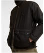 Men's Barbour Re-Engineered Durran Waxed Jacket - Dark Brown