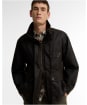 Men's Barbour Re-Engineered Sordale Waxed Jacket - Dark Brown