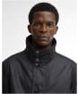 Men's Barbour Modern Powell Waxed Jacket - Navy