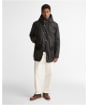 Men's Barbour Winter Beaufort Waxed Parka - Navy