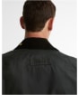 Men's Barbour Icons Patch Bedale Waxed Jacket - Sage