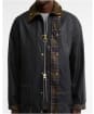Men's Barbour Icons Beaufort Waxed Jacket - Navy