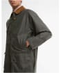 Men's Barbour Icons Beaufort Waxed Jacket - Sage