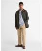 Men's Barbour Icons Beaufort Waxed Jacket - Sage