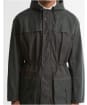 Men's Barbour Icons Tartan Durham Waxed Jacket - Classic Tartan