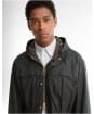 Men's Barbour Icons Tartan Durham Waxed Jacket - Classic Tartan