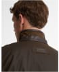 Men's Barbour Crayton Waxed Jacket - Olive