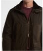 Men's Barbour Sandale Waxed Jacket - Olive