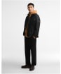 Men's Barbour International Brake Line Waxed Jacket - Black