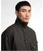 Men's Barbour International Brake Line Waxed Jacket - Fern