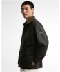 Men's Barbour International Brake Line Waxed Jacket - Fern