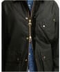 Men's Barbour International Brake Line Waxed Jacket - Fern