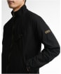 Men's Barbour International Club Blouson Washed Waxed Jacket - Black