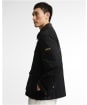 Men's Barbour International Winter Drifter Washed Waxed Jacket - Black