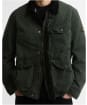 Men's Barbour International Winter Drifter Washed Waxed Jacket - Sage
