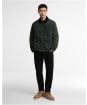 Men's Barbour International Winter Drifter Washed Waxed Jacket - Sage