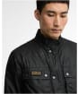 Men's Barbour International Winter Merton Waxed Jacket - Black