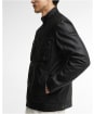 Men's Barbour International Winter Merton Waxed Jacket - Black