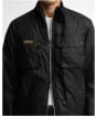 Men's Barbour International Winter Merton Waxed Jacket - Black