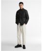 Men's Barbour International Winter Merton Waxed Jacket - Black