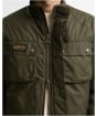 Men's Barbour International Winter Merton Waxed Jacket - Olive Night