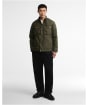 Men's Barbour International Winter Merton Waxed Jacket - Olive Night