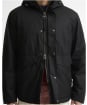 Men's Barbour International Everrett Waxed Jacket - Black