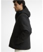 Men's Barbour International Everrett Waxed Jacket - Black