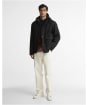 Men's Barbour International Everrett Waxed Jacket - Black