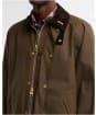 Men's Barbour Icons Transport Waxed Jacket - Brown / Birchwood