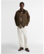 Men's Barbour Icons Transport Waxed Jacket - Brown / Birchwood
