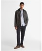 Men's Barbour Icons Bedale Waxed Jacket - Navy / Birchwood