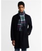 Barbour Tartan Cashmere Wool Mix Scarf - Evergreen Tartan