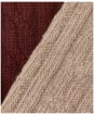  Women's Joules Cable Socks - 2 Pack - Oat / Berry