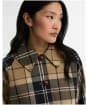 Women's Barbour Delilah Checked Showerproof Jacket - Birchwood Dress Tartan