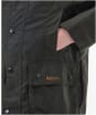  Boy's Barbour Classic Beaufort Waxed Jacket, 10-15yrs - New Olive