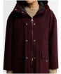  Women's Barbour Stevie Waterproof Jacket - Fig / Shadow Classic