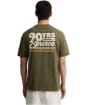 Men's Barbour International Herman Graphic T-Shirt - Mid Olive