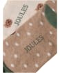 Women's Joules Everyday Sock - 2 Pack - Neutral Spaniel