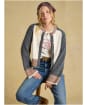Women's Joules Nora Colourblock Cardigan - Brown