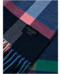  Women's Joules Langtree Scarf - Navy / Pink Check