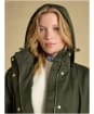 Women's Joules Stormwell Waterproof Raincoat - Green