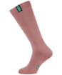 Ridgeline Cotton Work Socks - Full Length - Oxblood Multi