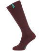 Ridgeline Cotton Work Socks - Full Length - Oxblood Multi