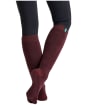 Ridgeline Cotton Work Socks - Full Length - Oxblood Multi